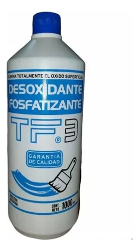 Desoxidante Fosfatizante Elimina Óxido Superficial Tf3 1 Lt