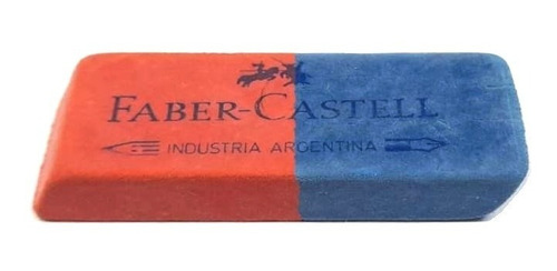 Goma De Borrar Faber Castell Lapiz Tinta Azul Y Roja