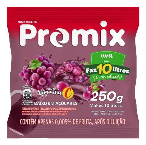 Suco Promix 300g - Caixa C/15 Unidades - Sabores