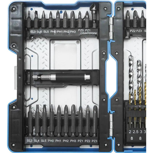 Kit Acessorios Parafusadeira Furadeira Gamma G19513 51 Peças