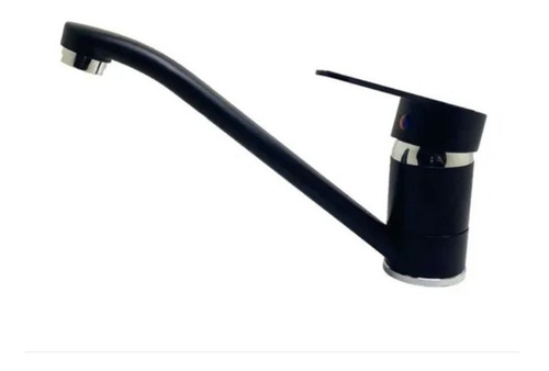 Canilla Cocina Mesada Mezclador Grifo Monomando Negro Mate