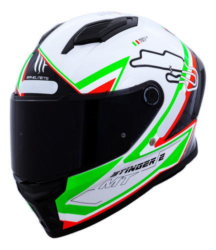 Capacete Mt Stinger2 Diversos Gráficos + Viseira *promoção*