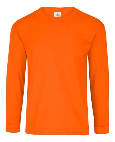 Playera naranja hombre new arrivals