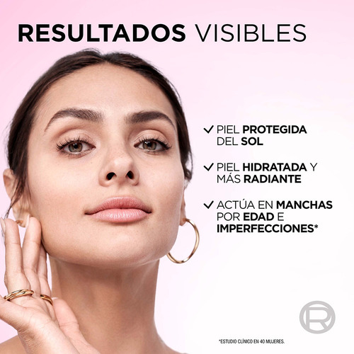 Crema Día Anti-manchas Con Ácido Glicólico L'oréal Paris Tod Todo Tipo De Piel Día
