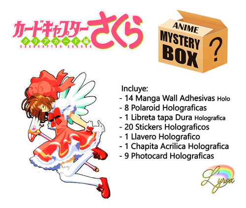 Caja Misteriosa Sakura Card Captors Mystery Box Pack Holo