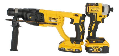 Kit Dewalt Taladro Rotomartillo + Llave Impacto Brushles 20v