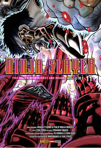 Ninja Slayer Vol. 11, de Yogo, Yuki. Editora Panini Brasil LTDA, capa mole em português, 2019