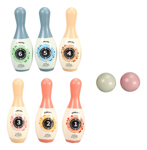 Juego De Bolos Para Niños, Bolos Y Bolas, Juguete