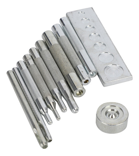 Xiaery Kit Punch Snap, Broche A Presión, Remache De Cuero,