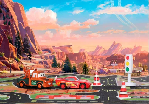 Pista Para Carrinhos Miniatura Radiator-springs -grande Cidade