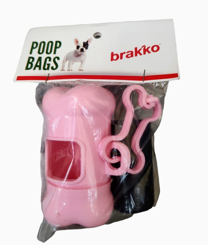 Imagen 3 de 9 de Kit Hueso Paseo Y Bolsas Recolección X 10 Brakko Poop Bags