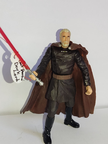 Star Wars Figura Coleccionable Cont Dooku Dark Lord E.3.75 (Usado)