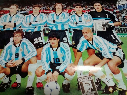 Poster Seleccion Argentina Francia 98