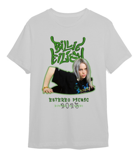 Camiseta Dtf Billie Eilish Estereo Picnic 2023 