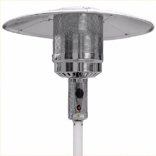 Calefactor Estufa Exterior Patio A Gas Tipo Hongo Ruedas