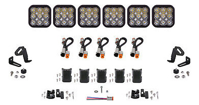 Ss5 Sport Universal Crosslink 6-pod Lightbar White Drivi Eei