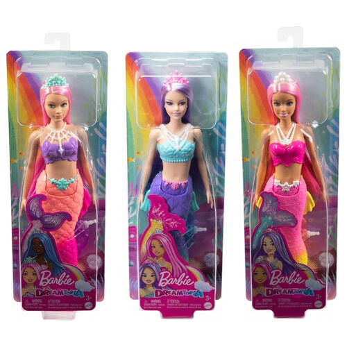 Muñeca/ Barbie Sirena Dreamtopia Con Accesorios Para Niñas 
