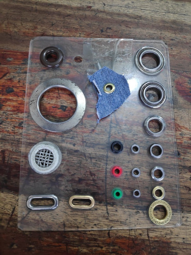 Troqueladora + Troquel Para Poner Broches Metalicos