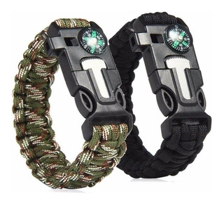 Manilla 5 En 1 Pulsera Paracord Brazalete De Supervivencia