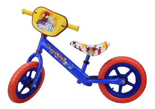 Bicicleta Infantil Spidey De 14 Pulgadas Con Ruedas Laterales Y Frenos Caliper – Marco De Metal, Diseño De Personaje, Para Niños De 3 A 5 Años