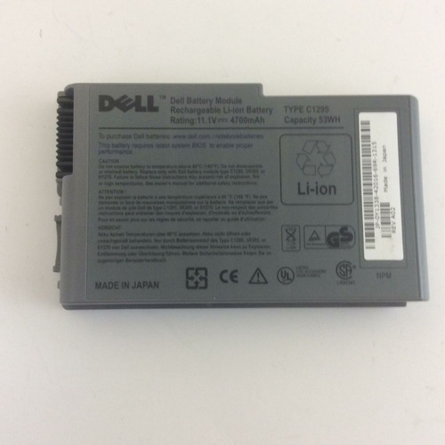 Batería Original Dell Latitude D500 D600 Inspiron 500m 600m