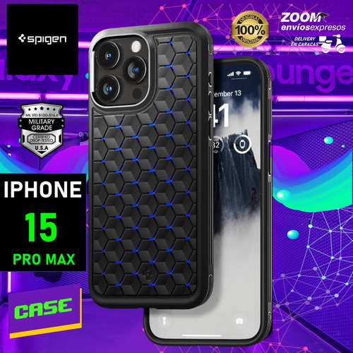 Forro Spigen Cryo Para iPhone 15 Pro Max