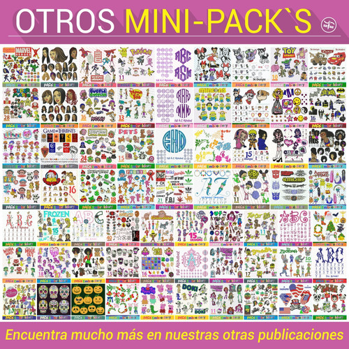 Intensamente Set 13 Matrices Bordadora Patrones Bordar Ropa