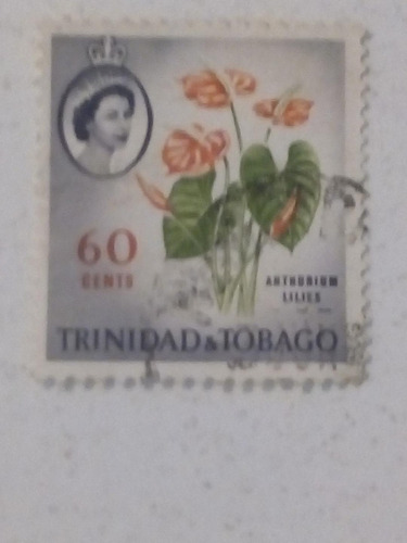 Estampilla De Trinidad Y Tobago De 60c  (1)
