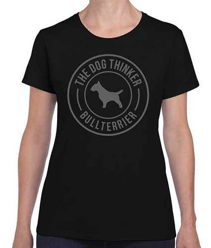 Remeras Mujer Bull Terrier Hf ® Dog Thinker Pack X 12