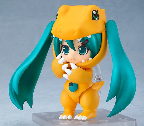 Imagen 4 de 5 de Nendoroid 1439 Hatsune Miku: Kigurumi Agumon Ver.