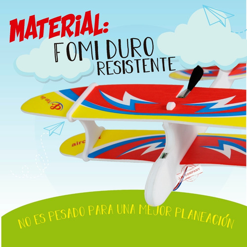 Imagen 5 de 10 de Avion Planeador Juguete Armable Motor Usb Recargable 8008