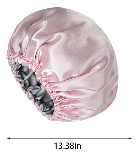 Una Gorra De Satén De Seda Reversible Para Dormir, Adaptable