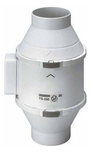 Modelo de ventilador de escape Soler E Palau: Td 250/100 110 V o 220 V +