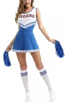 Comprar Traje De Escenario De Uniforme De Porristas De Seda De 5 Pcs