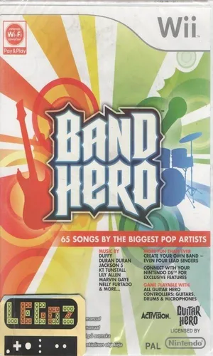Legoz Zqz Band Hero - Wii Disco Sellado - Wii Ref 1167 (pal)