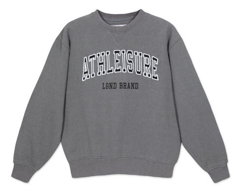 Polerón Lgnd Sweatshirt Gray Crewneck Athleisure