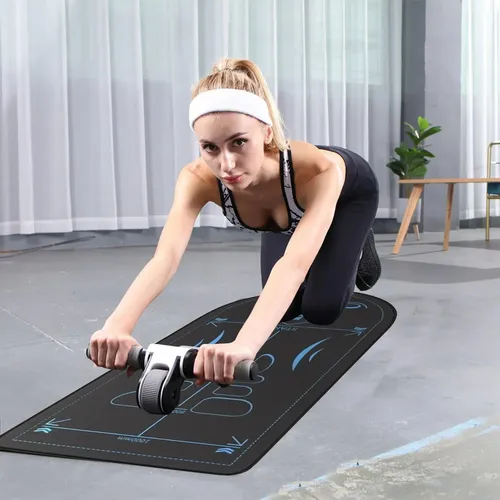 Tapete Para Roda Abdominal Antiderrapante 7mm | Frete grátis