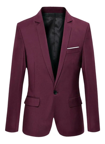 Chaqueta Con Solapa Para Hombre, Traje Tipo Blazer De Negoci