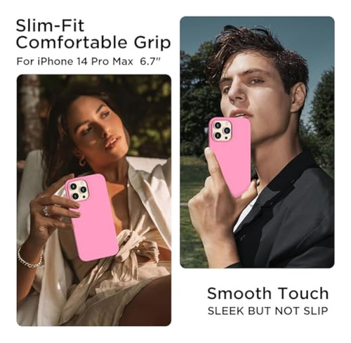 Capa Líquida Projetada Para iPhone 14 Pro Max