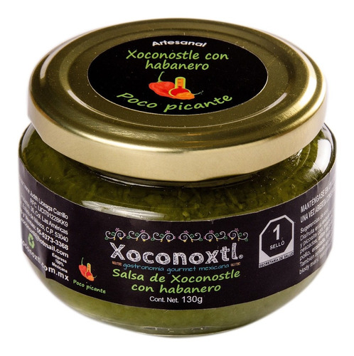 Salsa Gourmet De Xoconostle Con Habanero (poco Picante) 