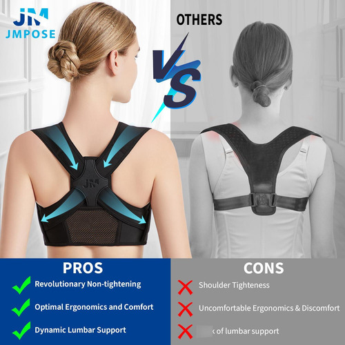 Corrector De Postura Soporte De Espalda Ajustable L Xl