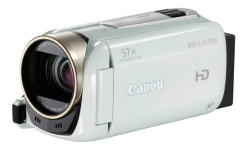 Cámara de video Canon Vixia HF R500 Full HD NTSC blanca