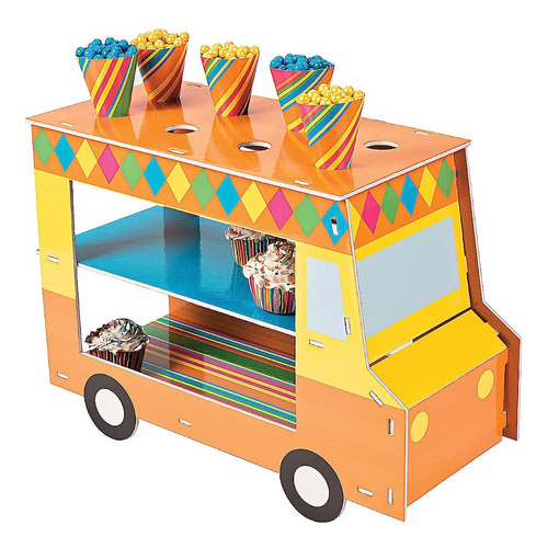 Food Truck Cupcake Treat Stand - Food Truck Party Supplies (