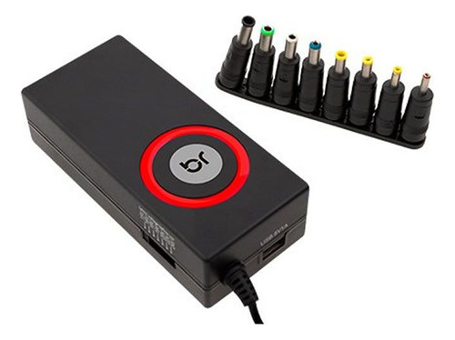 Fonte Carregador Universal Com 8 Conectores Bivolt Bright 01