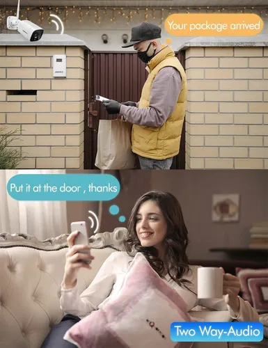 Cámara De Seguridad Tipo Wifi Exteriores Cámara Ip ...