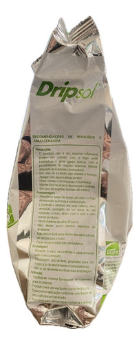 Adubo Fertilizante Dripsol Alface Folhosa 08-09-34 - 9kg