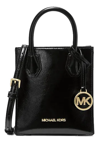 Bolsa michael kors negra charol sales