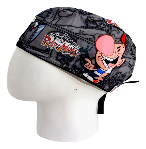 Gorro Quirúrgico Hombre + Lanyard Billy Y Mandy