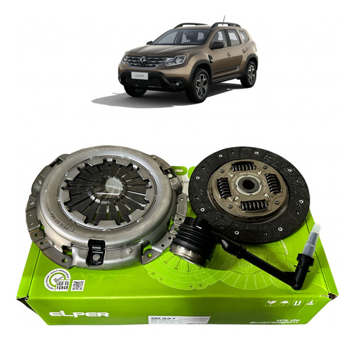 Kit Embreagem Com Atuador Renault Duster 16v 2.0 4x2 Elper