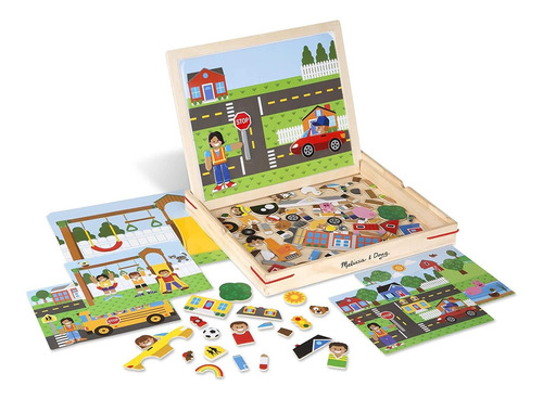 Melissa & Doug Juguete Imágenes Juego Mesa Magnético Niños